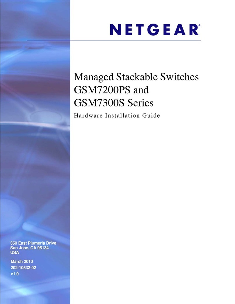 NETGEAR GSM7228PS-100NAS Hardware installation guide