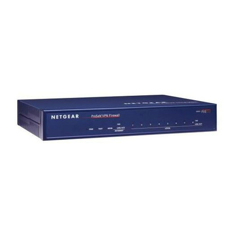 NETGEAR FVS338 - ProSafe VPN Firewall 50 Router User manual NETGEAR FVS338 - ProSafe VPN Firewall 50 Router User manual