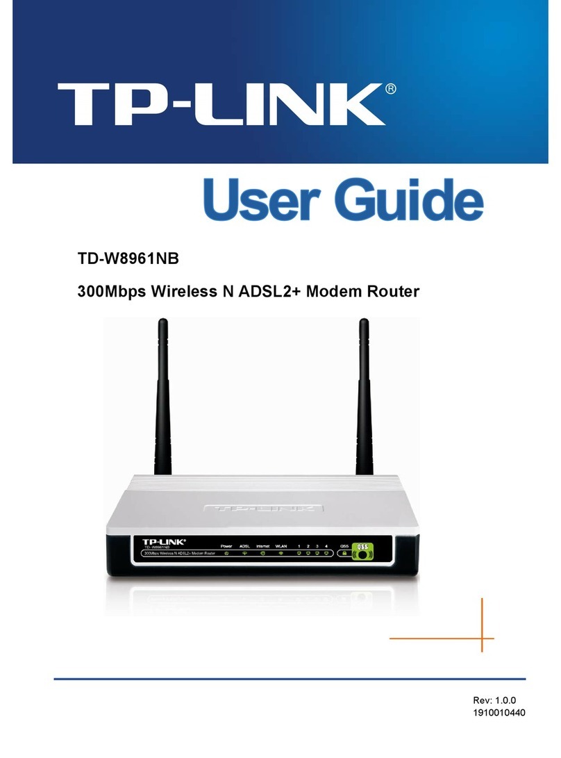 TP-Link TD-W8961NB User manual