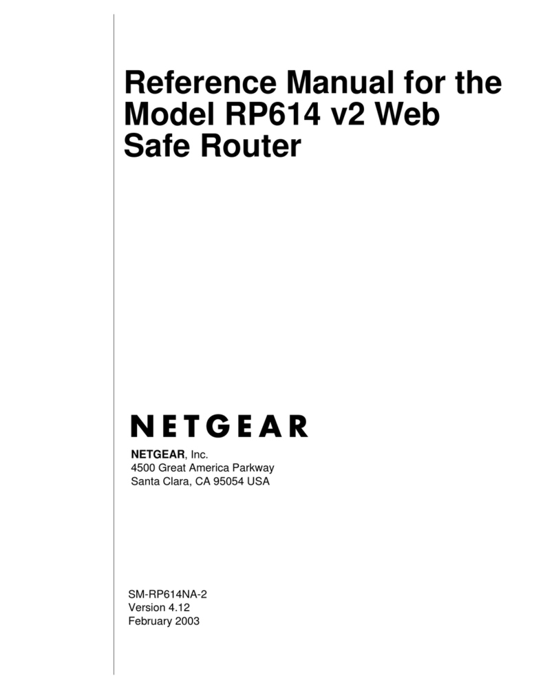 NETGEAR RP614 - Web Safe Router User manual