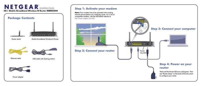 NETGEAR MBRN3000 - 3G/4G Mobile Broadband Wireless-N... User manual NETGEAR MBRN3000 - 3G/4G Mobile Broadband Wireless-N... User manual