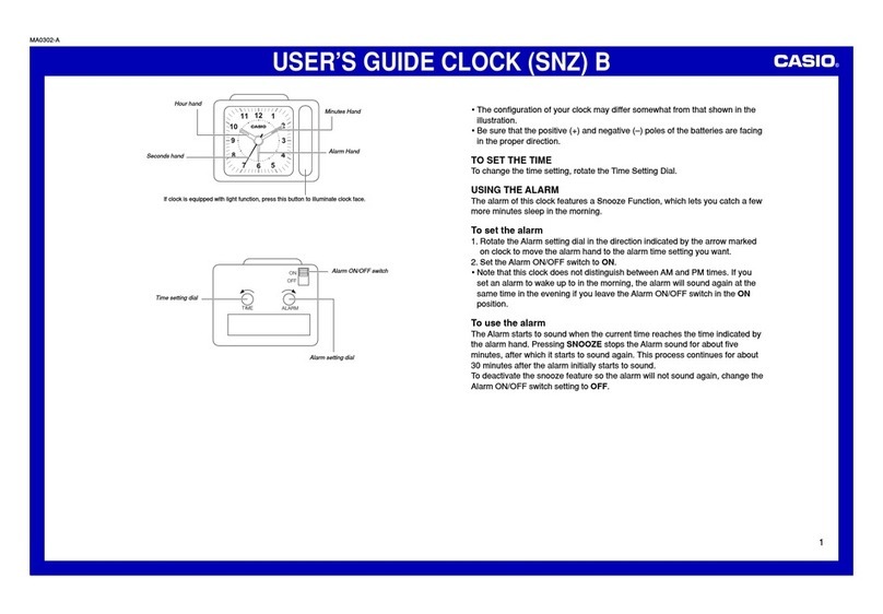 Casio TQ-216 user guide
