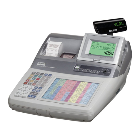 Casio TE-3000S - Cash Register User manual