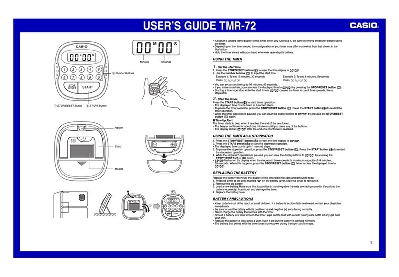 Casio TMR-72 user guide