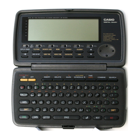 Casio SF-9700 User manual