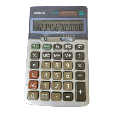 Casio TAX-EXCHANGE User manual Casio TAX-EXCHANGE User manual