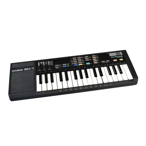 Casio SK-1 User manual