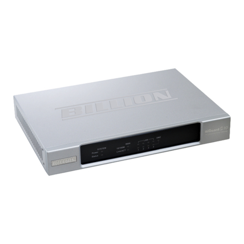 Billion BiGuard S10 User manual