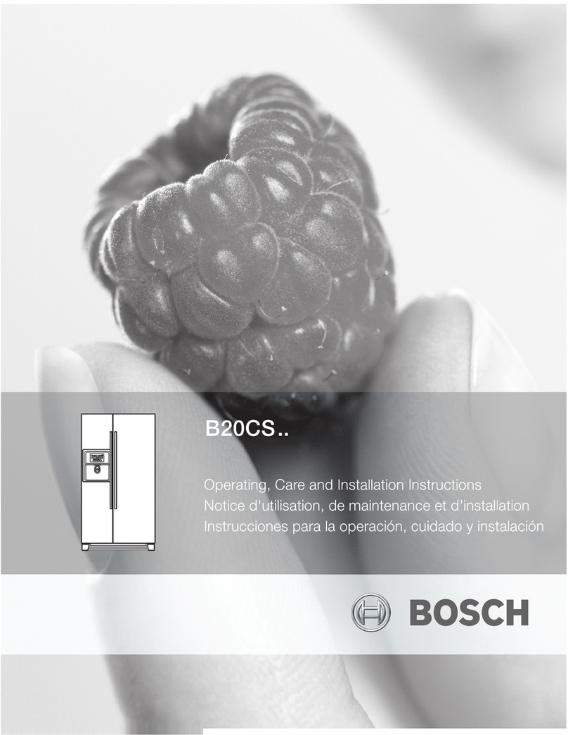 Bosch Evolution B20CS50SN User manual
