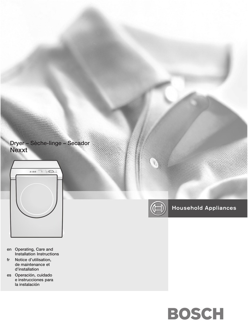 Bosch Nexxt WTMC4300US Operating & installation instructions