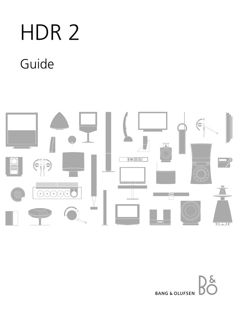 Bang & Olufsen HDR 2 user guide