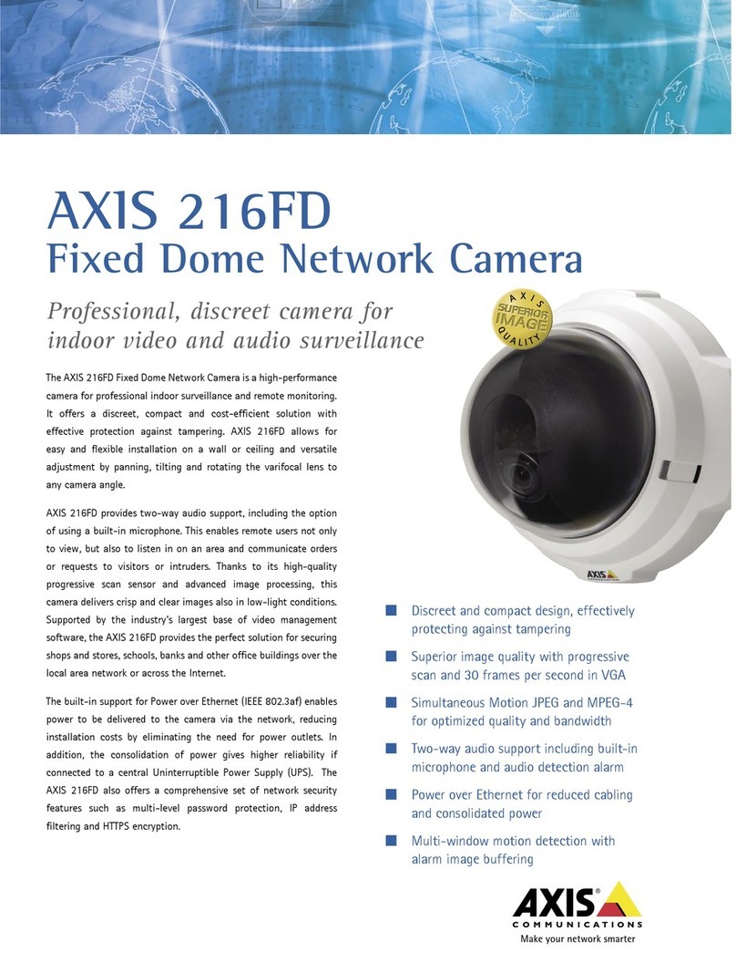 Axis Axis 216FD User manual