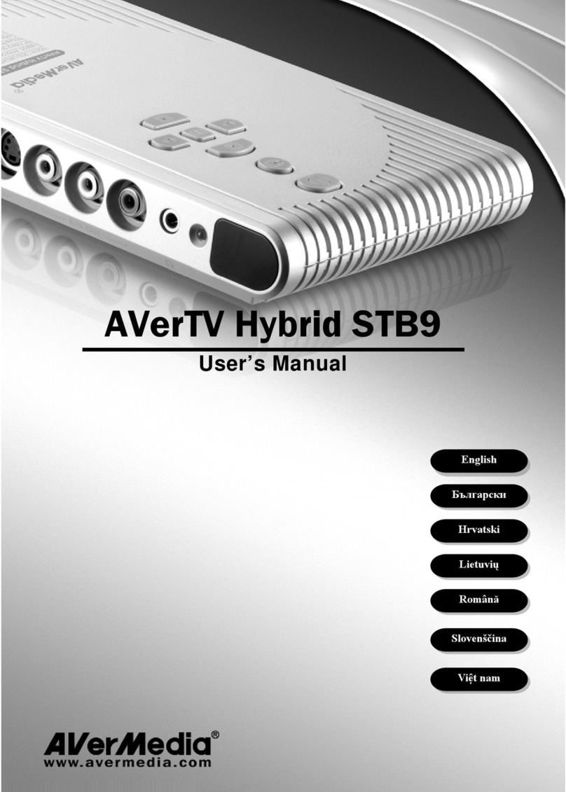 Avermedia AVerTV Hybrid STB9 user manual