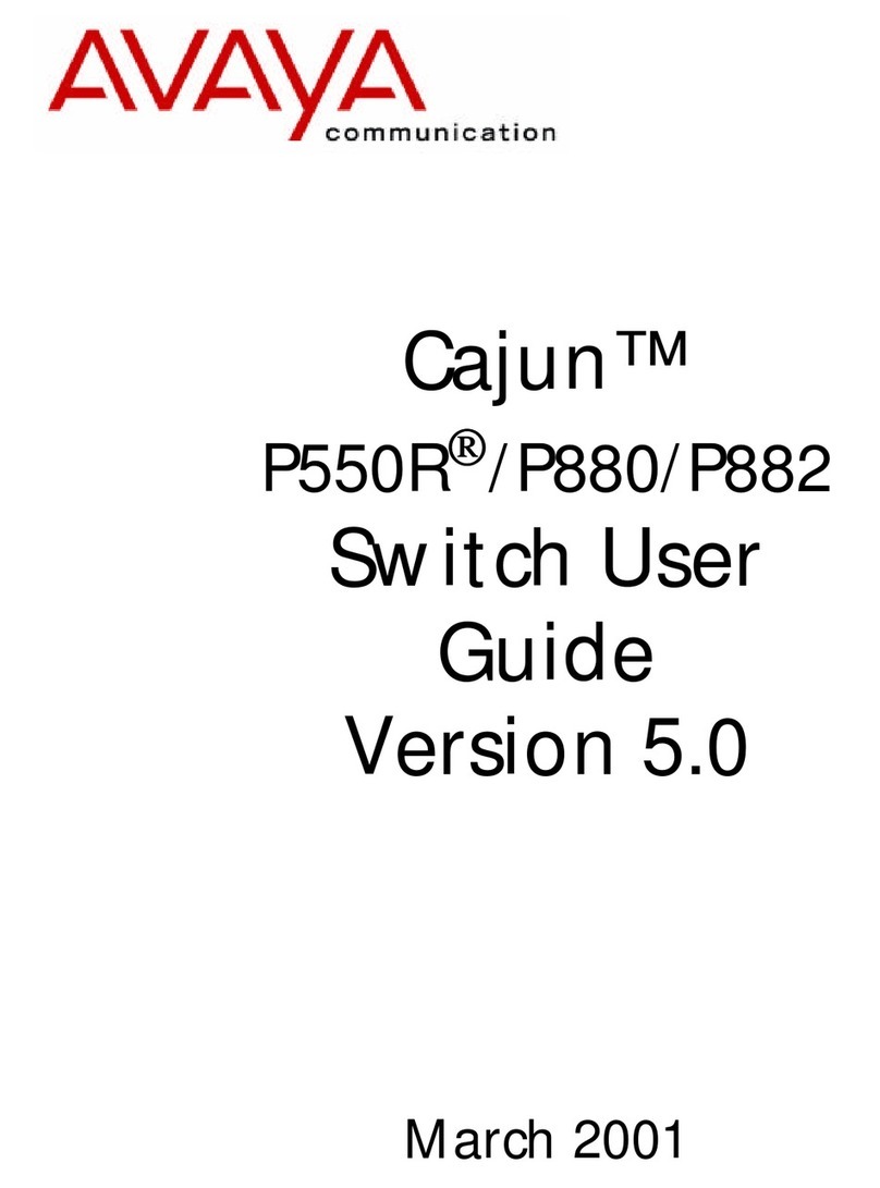 Avaya Cajun P550R User manual