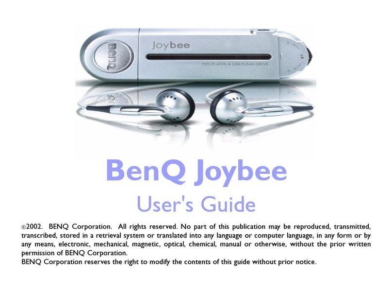 BenQ Joybee 100 User manual BenQ Joybee 100 User manual
