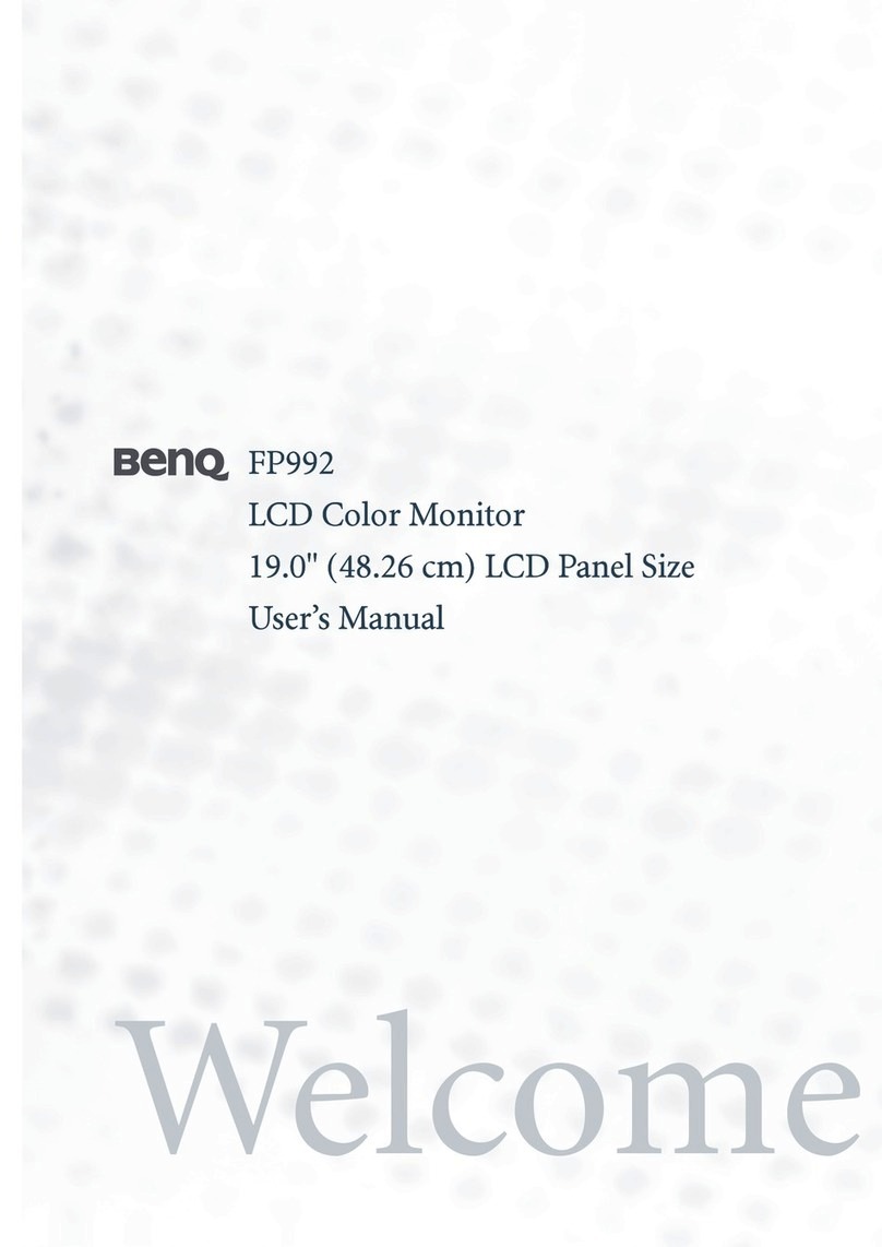 BenQ FP992 User manual