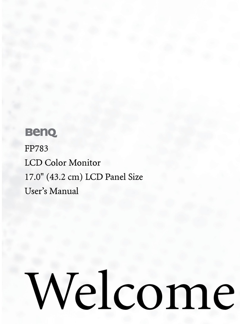 BenQ FP783 User manual