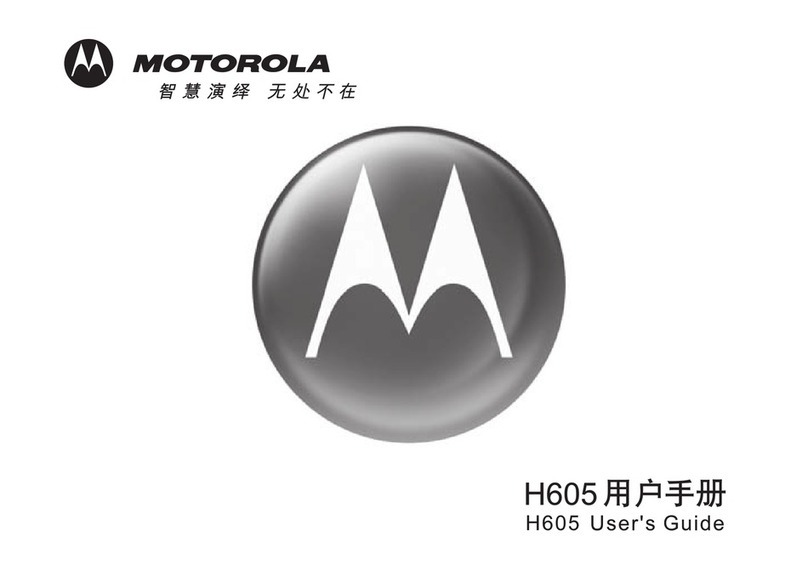 Motorola H605 - Headset - Over-the-ear User manual