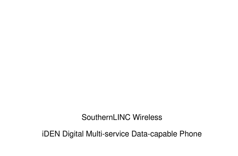 Motorola I355 - SOUTHERNLINC User manual Motorola I355 - SOUTHERNLINC User manual