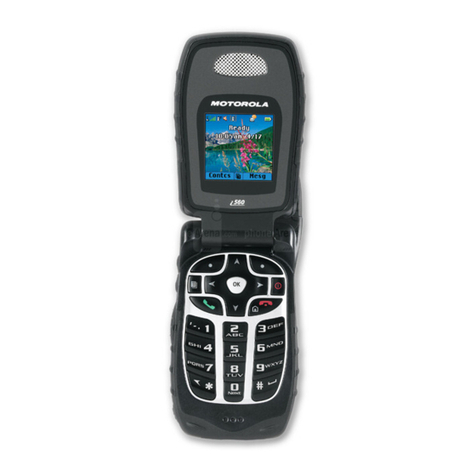 Motorola I560 - SOUTHERNLINC User manual Motorola I560 - SOUTHERNLINC User manual