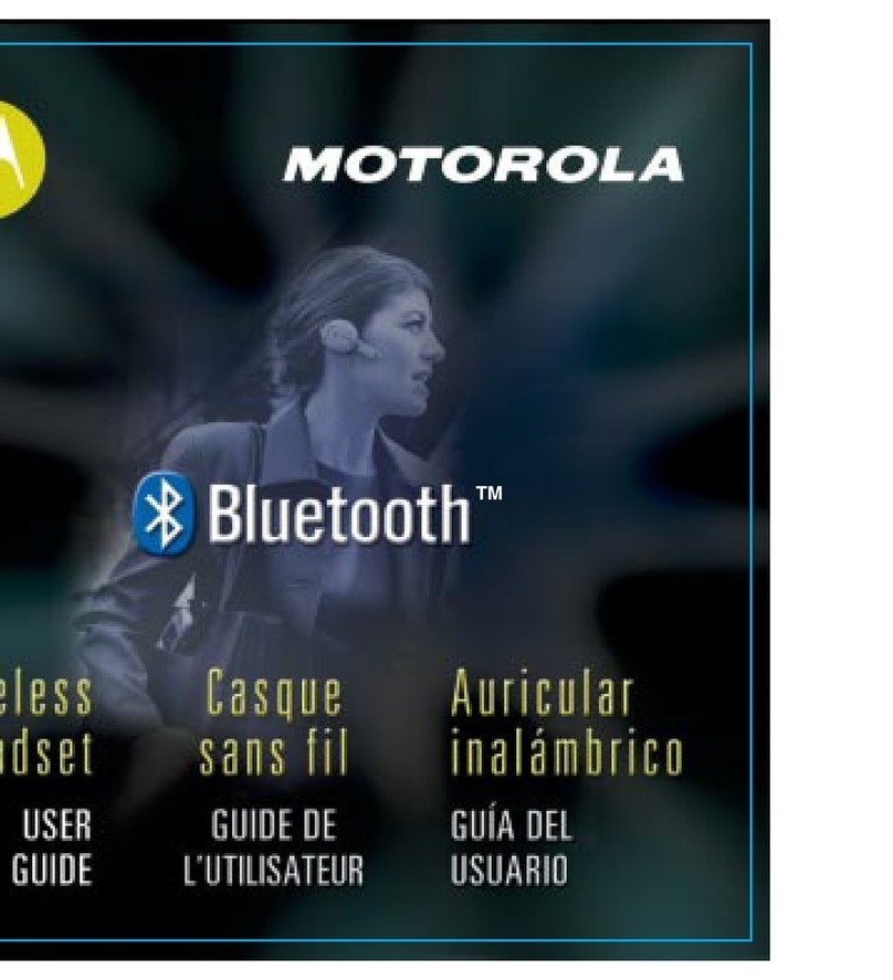 Motorola HS800 user guide