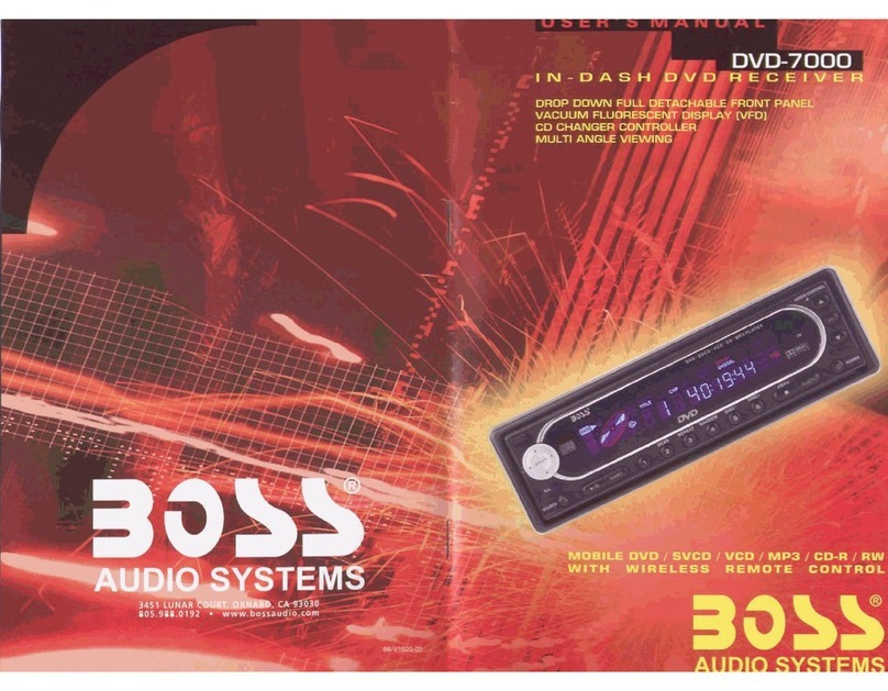 Boss Audio Systems DVD-7000 user manual