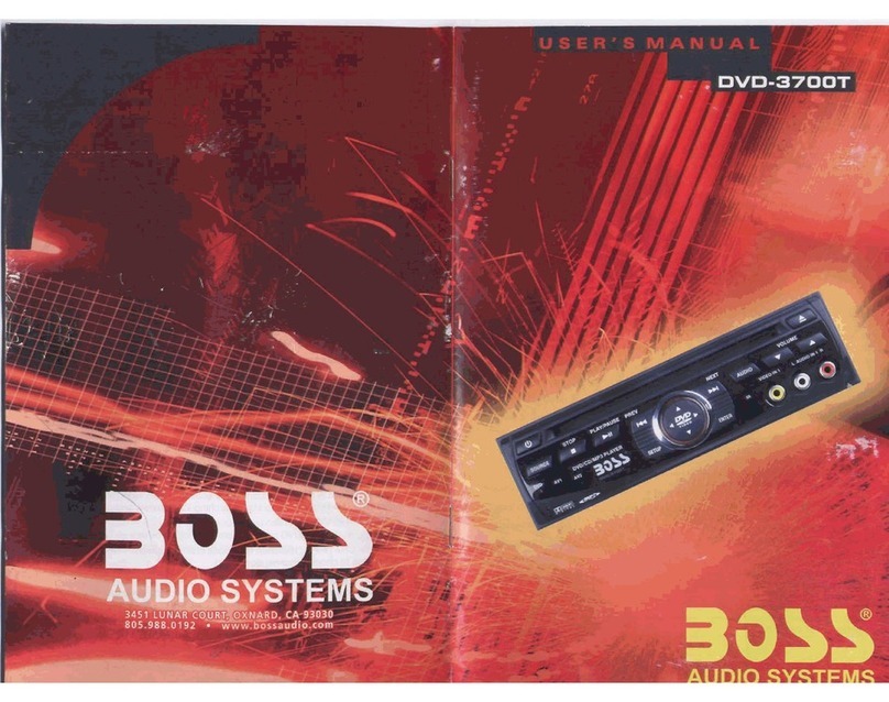 Boss Audio Systems DVD-3700T user manual