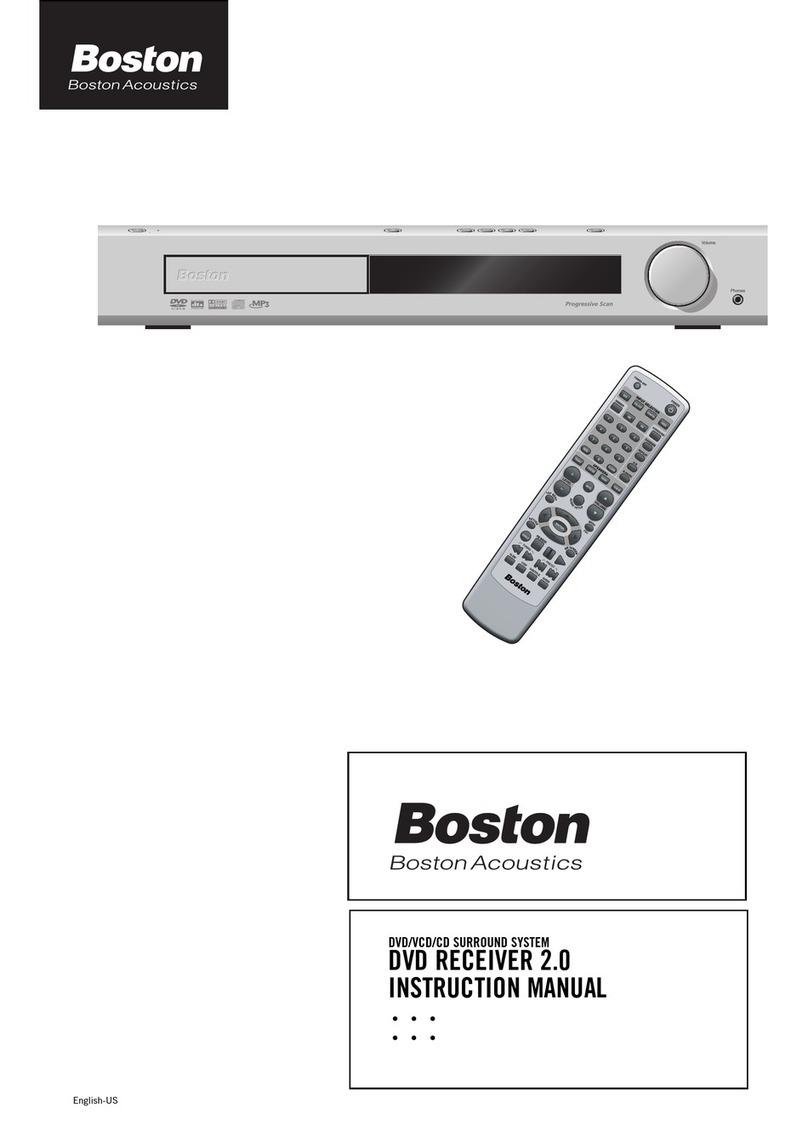 Boston Acoustics Avidea 610 instruction manual Boston Acoustics Avidea 610 instruction manual