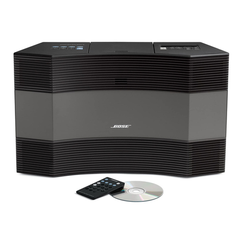 Bose Acoustic Wave music system II. User manual