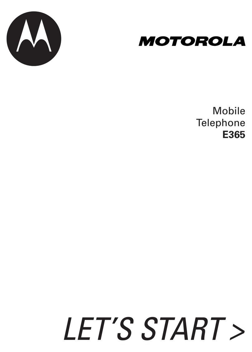 Motorola E365 Installation instructions