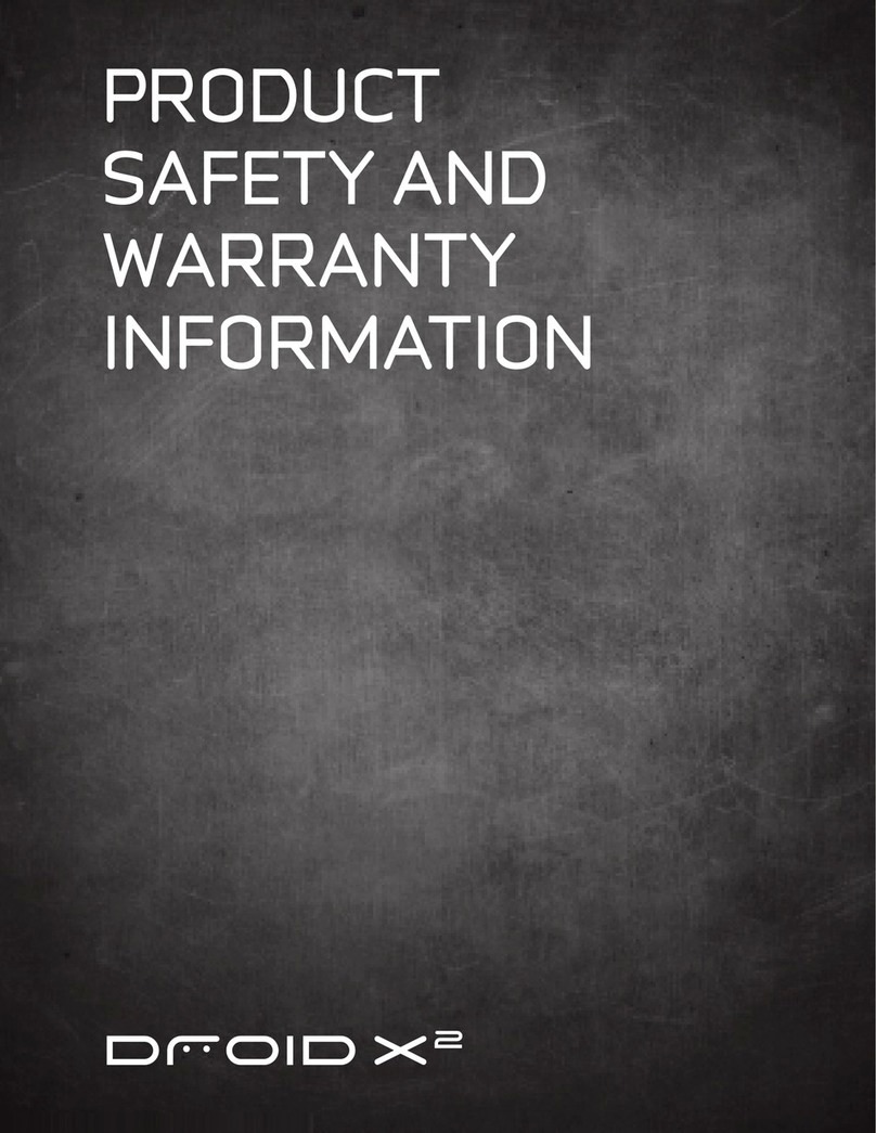 Motorola DROID X2 - PRODUCT SAFETY AND WARRANTY... Safety and Warranty Guide