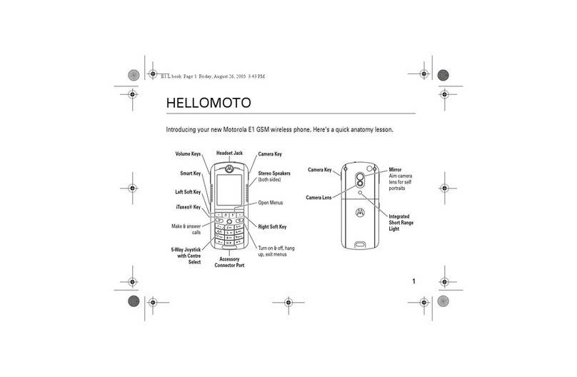 Motorola ROKR E1 User manual Motorola ROKR E1 User manual