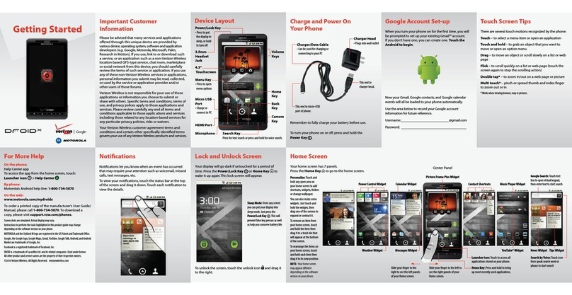 Motorola DROID X User manual
