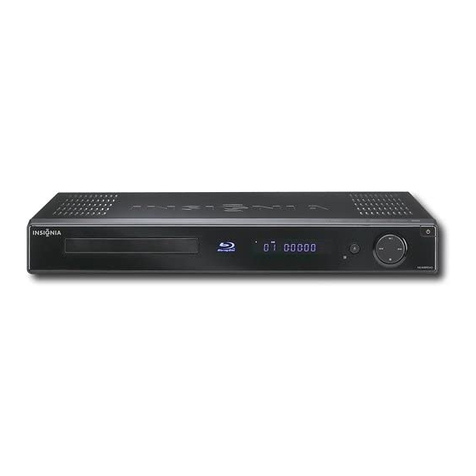 Insignia NS-BRDVD3 - Blu-Ray Disc Player Quick start guide