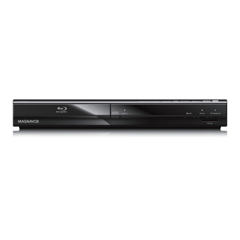 Magnavox NB500MG1F - Blu-Ray Disc Player User guide