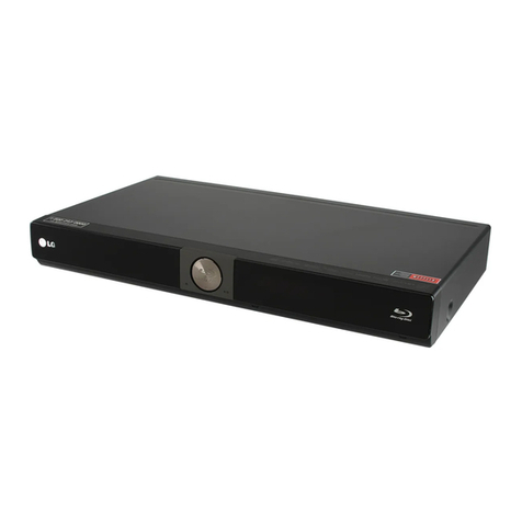 LG BD-370 -  Blu-Ray Disc Player User manual