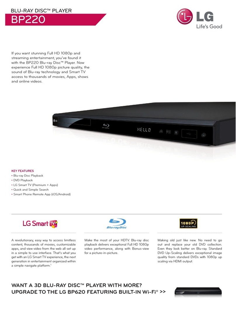 LG BP220 User manual