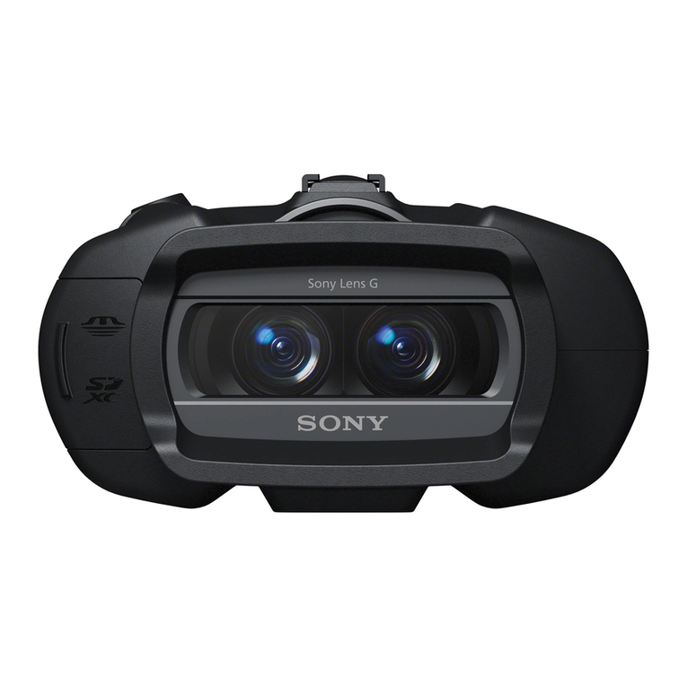 Sony DEV-3 Digital Recording Binoculars Use and maintenance manual
