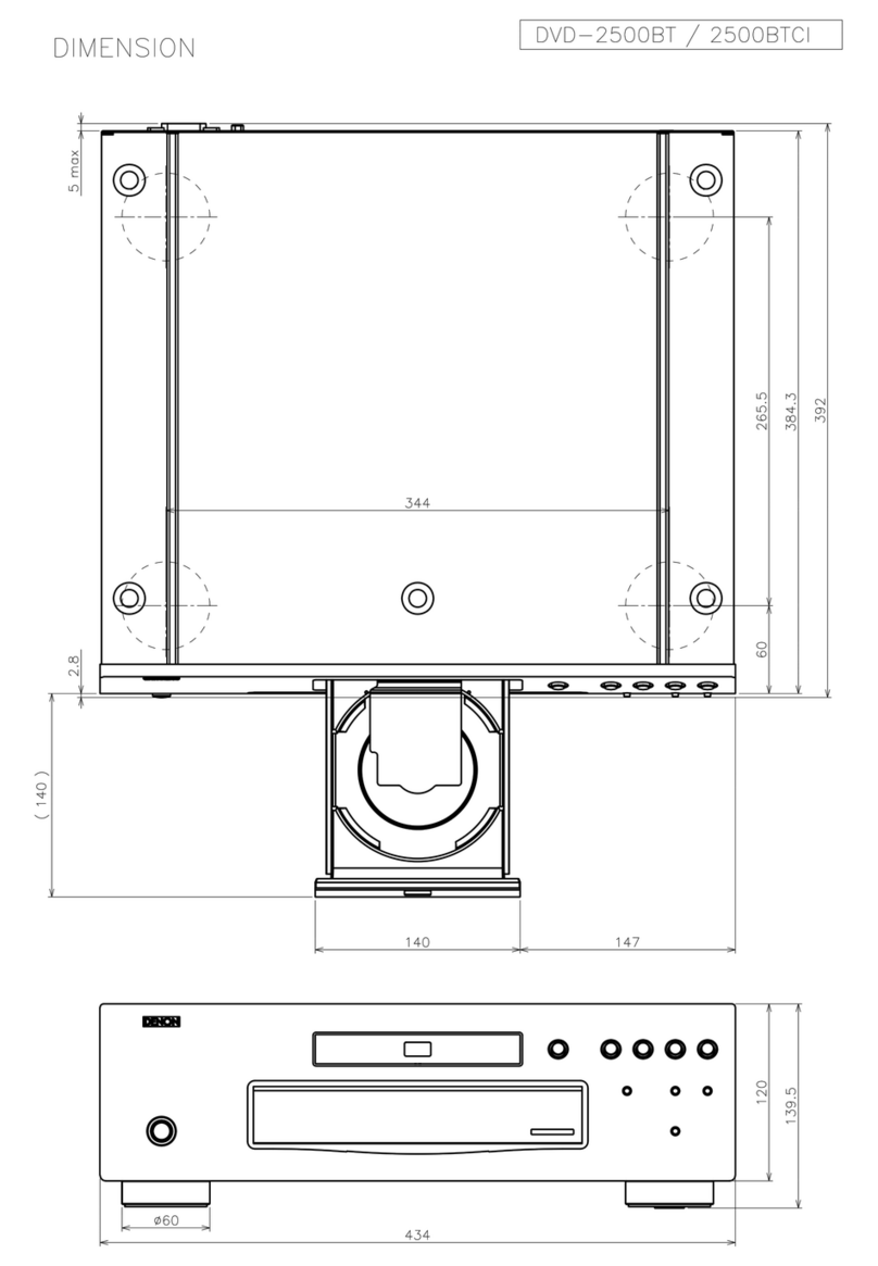 Denon DVD-2500BTCi - Blu-Ray Disc Player User guide