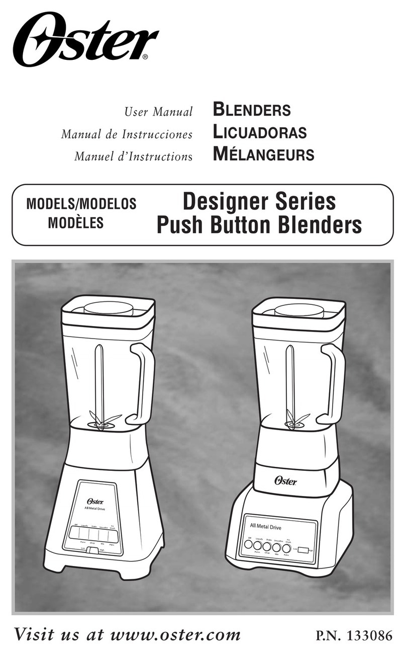 Oster BLSTAS User manual