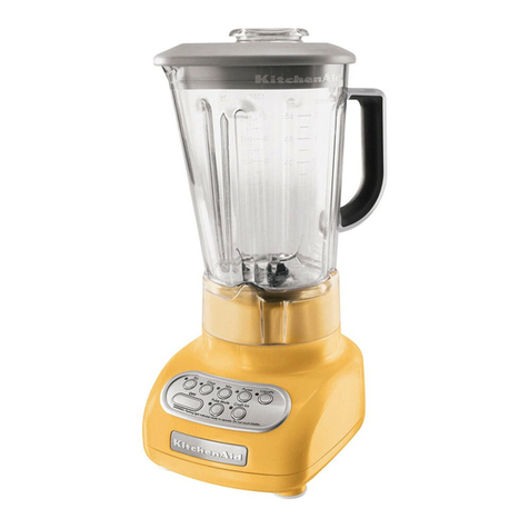 KitchenAid KSB560BF - Blender, Buttercup Quick guide