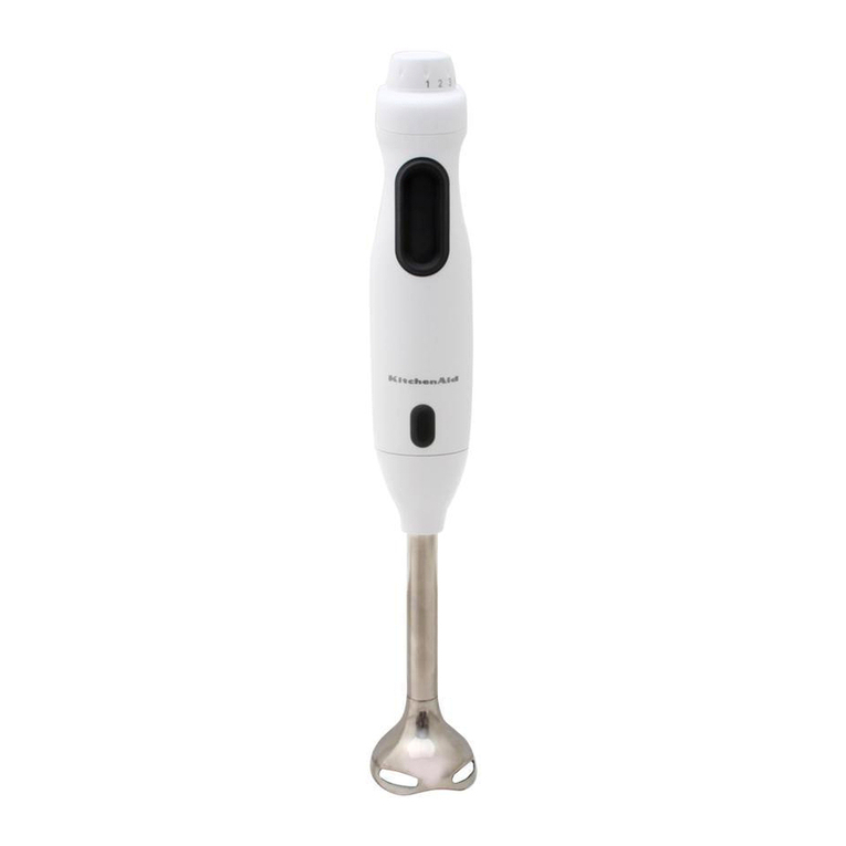 KitchenAid KHB100OB - 8" Immersion Blender User manual