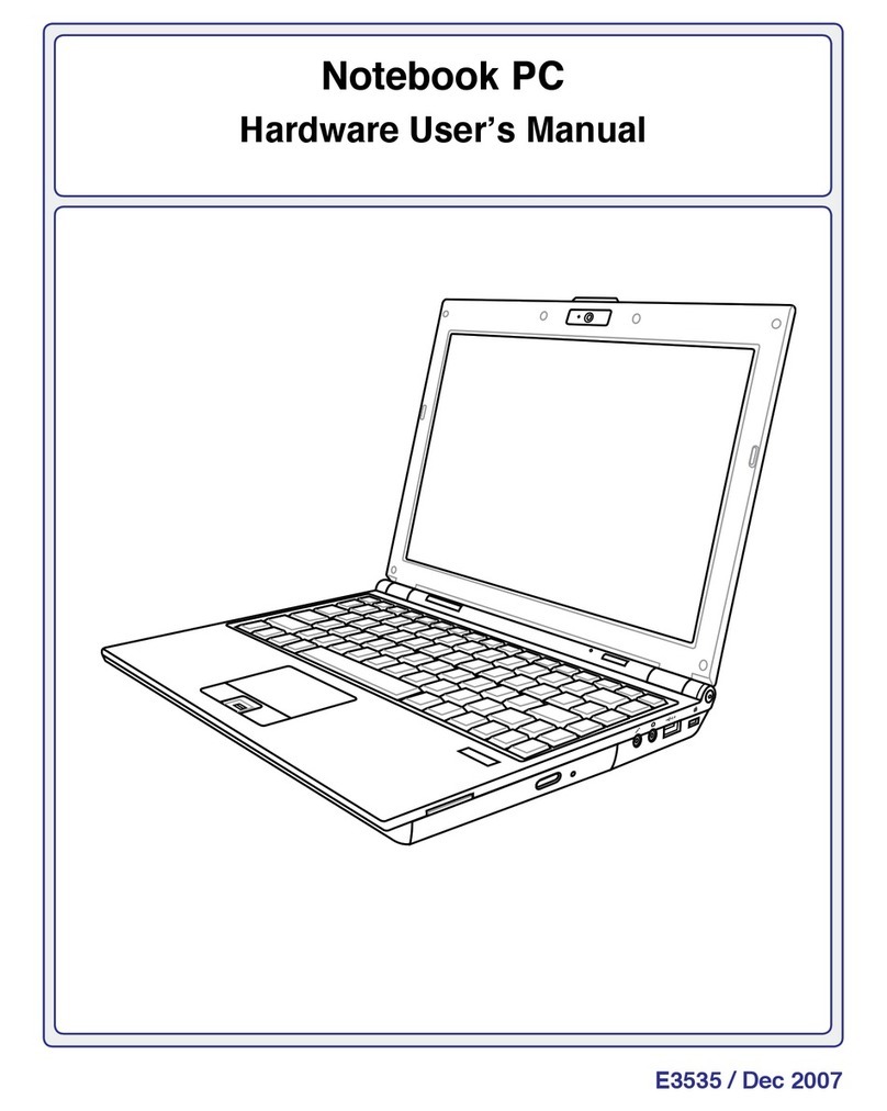 Asus VX3 Hardware user manual