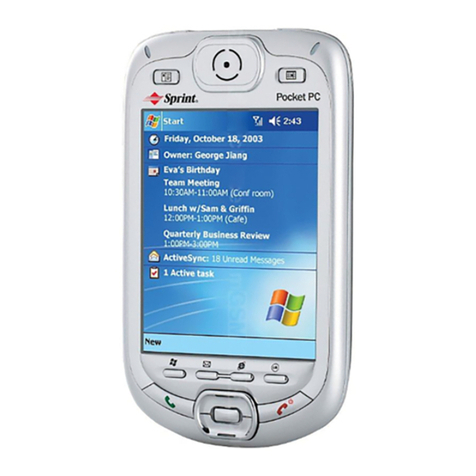 Audiovox PPC 6600 - Smartphone - Sprint User manual