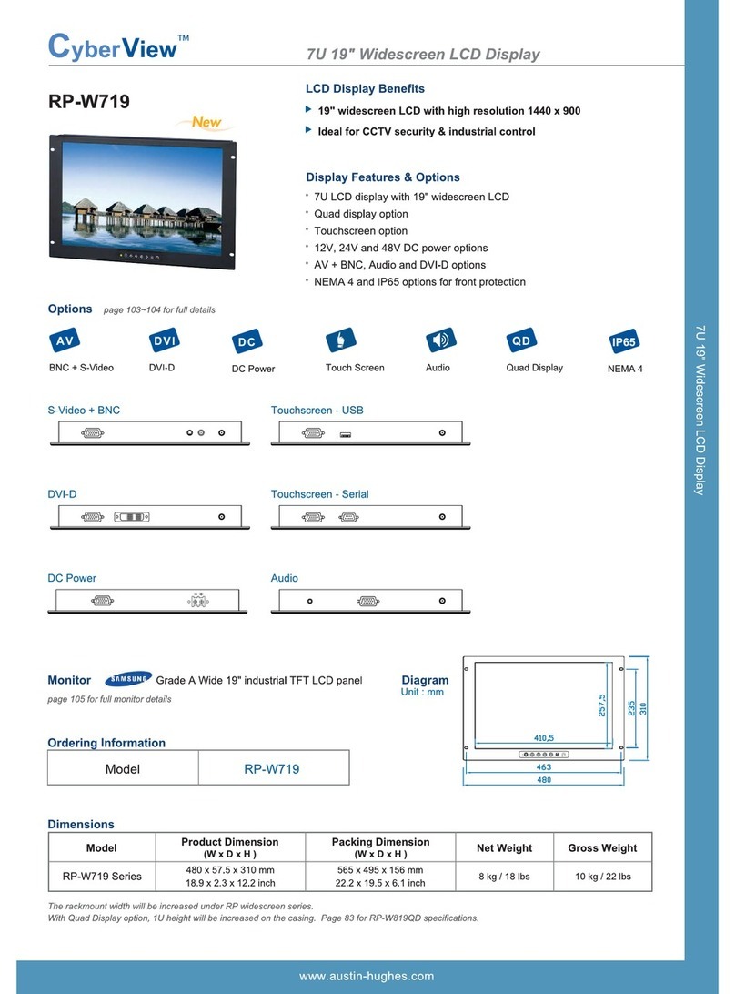 CyberView CyberView RP-W719 User manual