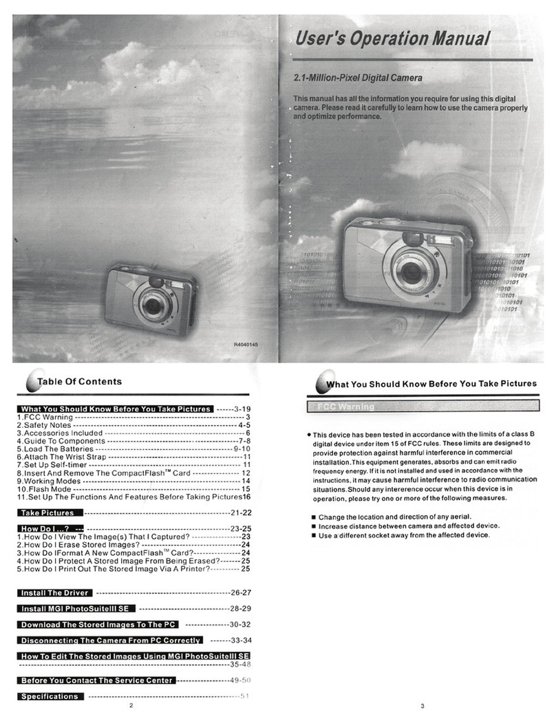 Argus DC3500 Mounting instructions Argus DC3500 Mounting instructions