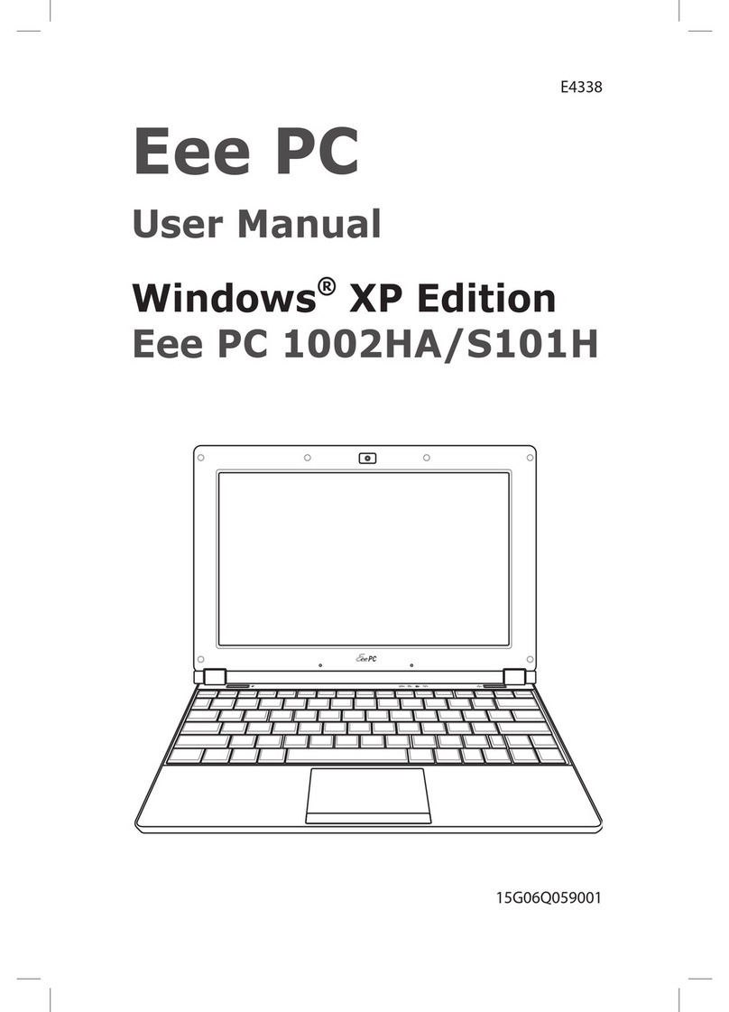 Asus Eee PC 1002HA User manual Asus Eee PC 1002HA User manual