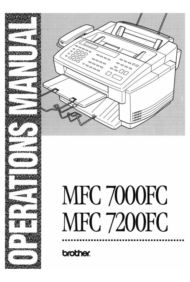 Brother MFC-7000FC User manual Brother MFC-7000FC User manual