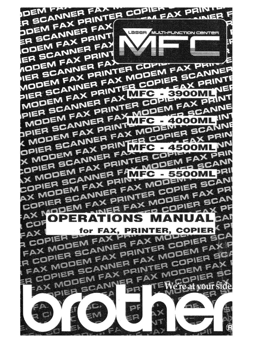 Brother MFC-3900ML User manual