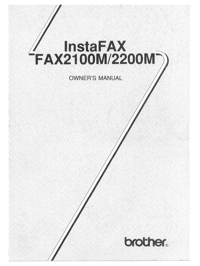 Brother InstaFAX FAX2100M owner's manual